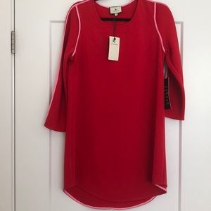 Tuckernuck NWT French Rose Seamed Sift Dress - Red